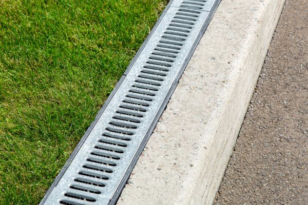 Courtyard Drain Installation in Harrisburg