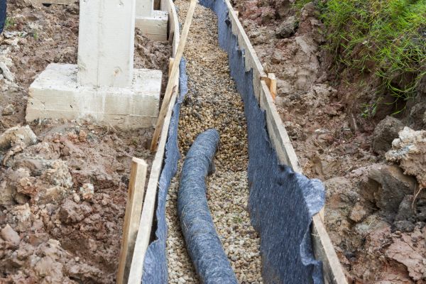 French Drain Installation in Harrisburg